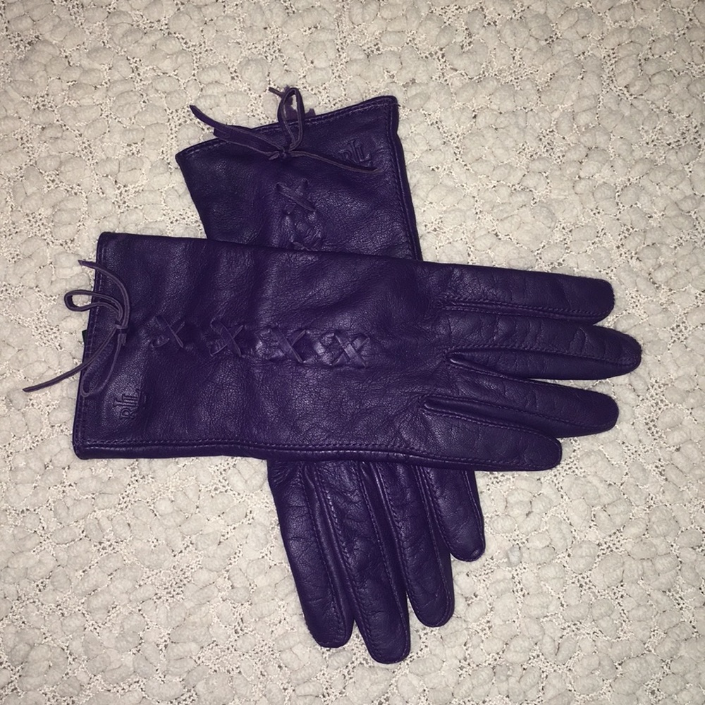 Ralph Lauren leather gloves
